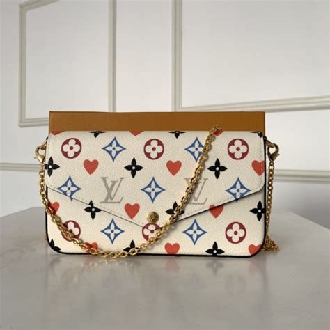 lv felicie pochette white monogram